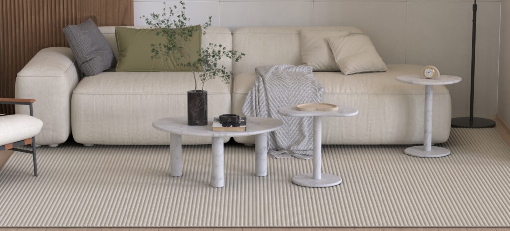 PeaPod Coffee Table Set-Carrara Marble